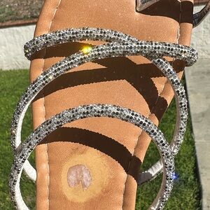 Stylish Silver Women's Sandals